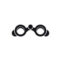 binoculars icon design template vector
