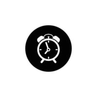 alarm clock logo icon design template vector