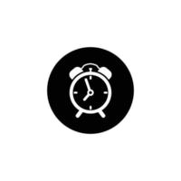 alarm clock logo icon design template vector