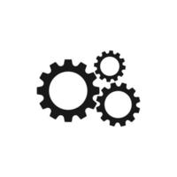 gear logo icon design template vector