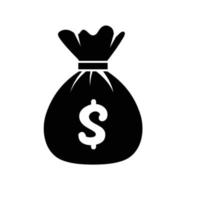 money bag icon design template vector