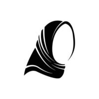 vector de plantilla de diseño de icono de logotipo hijab