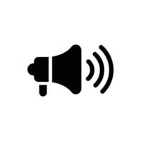 speaker icon design template vector