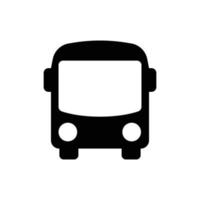 plantilla de diseño de icono de autobús vector