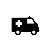 plantilla de diseño de icono de ambulancia vector