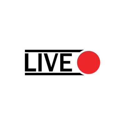 live streaming icon design template