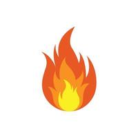 fire icon design template vector