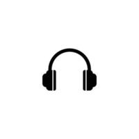 headphone icon design template vector