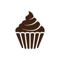 cupcake logo icon design template vector