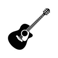vector de plantilla de diseño de icono de logotipo de guitarra