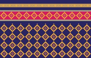 Abstract geometric and tribal patterns, usage design local fabric patterns, Design inspired by indigenous tribes. geometric Vector illustration