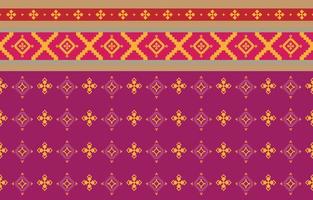 Abstract geometric and tribal patterns, usage design local fabric patterns, Design inspired by indigenous tribes. geometric Vector illustration