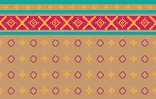 Abstract geometric and tribal patterns, usage design local fabric patterns, Design inspired by indigenous tribes. geometric Vector illustration