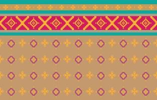 Abstract geometric and tribal patterns, usage design local fabric patterns, Design inspired by indigenous tribes. geometric Vector illustration