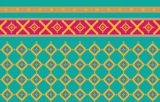 Abstract geometric and tribal patterns, usage design local fabric patterns, Design inspired by indigenous tribes. geometric Vector illustration