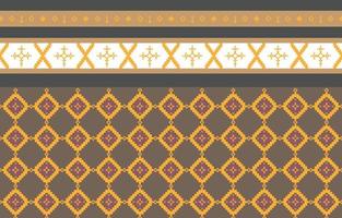Abstract geometric and tribal patterns, usage design local fabric patterns, Design inspired by indigenous tribes. geometric Vector illustration