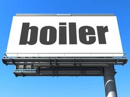 boiler word on billboard photo