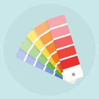 Color palette, samples, swatches. Vector design