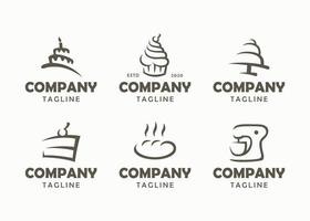 Set of bakery logos, labels, badges and design elements vector