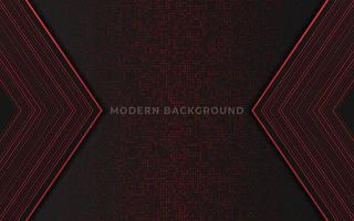 Abstract elegant dark luxury background with red shiny and glitter element vector