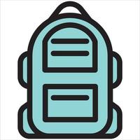 ilustración del icono de la bolsa vector