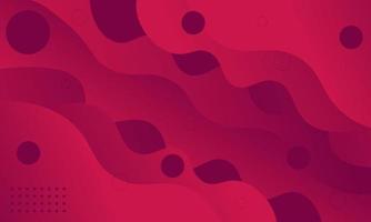 abstract background red gradient and round elements vector