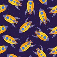 Vector illustration of a pattern of children's rackets on a blue background.