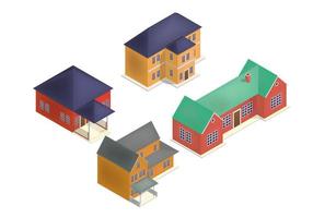 isometric home vector illustration