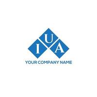 IUA creative initials letter logo concept. IUA letter design.IUA letter logo design on white background. IUA creative initials letter logo concept. IUA letter design. vector