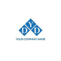 YDD letter logo design on white background. YDD creative initials letter logo concept. YDD letter design. vector