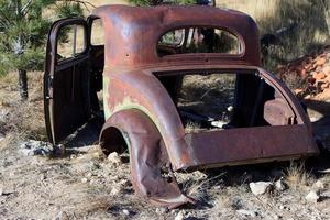 Car long since abandoned in Utah photo