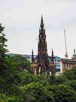 HDR Walter Scott monument in Edinburgh photo