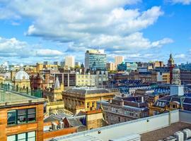 hdr vista de glasgow, escocia foto