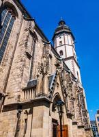 iglesia hdr thomaskirche en leipzig foto