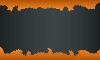 Abstract orange grunge on dark background. vector