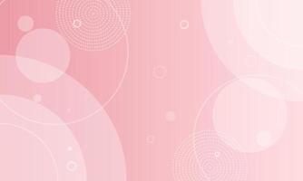 Abstract pink geometric circle background. vector