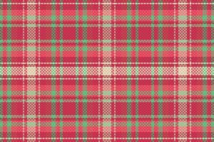 Tartan plaid pattern with texture and summer color. vector