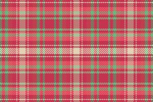 Tartan plaid pattern with texture and summer color. vector