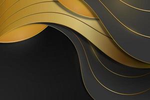 Abstract luxury wavy shape background. Vector. vector