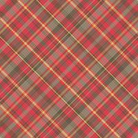 Tartan plaid pattern with texture. vector