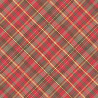 Tartan plaid pattern with texture. vector