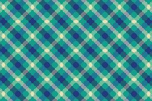 Tartan plaid pattern with texture and summer color. vector