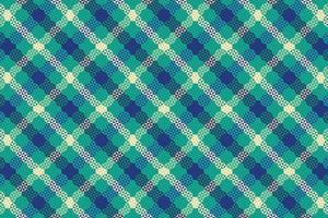 Tartan plaid pattern with texture and summer color. vector