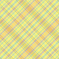 Tartan plaid pattern with texture and summer color. vector