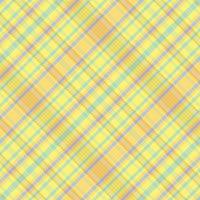 Tartan plaid pattern with texture and summer color. vector