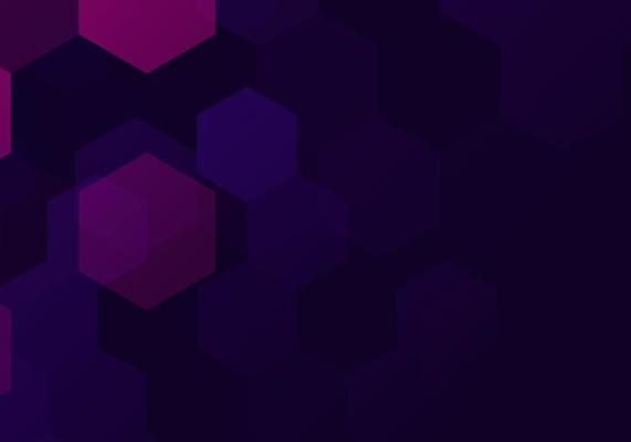 Abstract purple hexagonal background. Vector illustration.