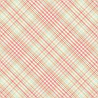 Tartan plaid pattern with texture and summer color. vector