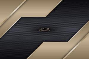 Abstract luxury stripes overlapping on dark metallic circle texture background. Vector. vector