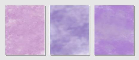 Abstract minimalist set watercolors background. vector