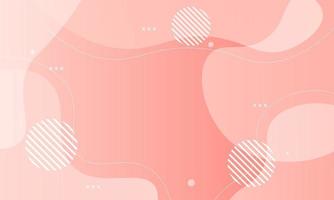 Abstract pink gradient fluid background. vector